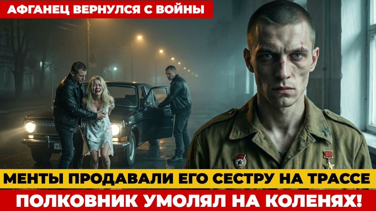 Мент сдавал его сестру дальнобойщикам. Афганец заточил медаль и пришел за ним