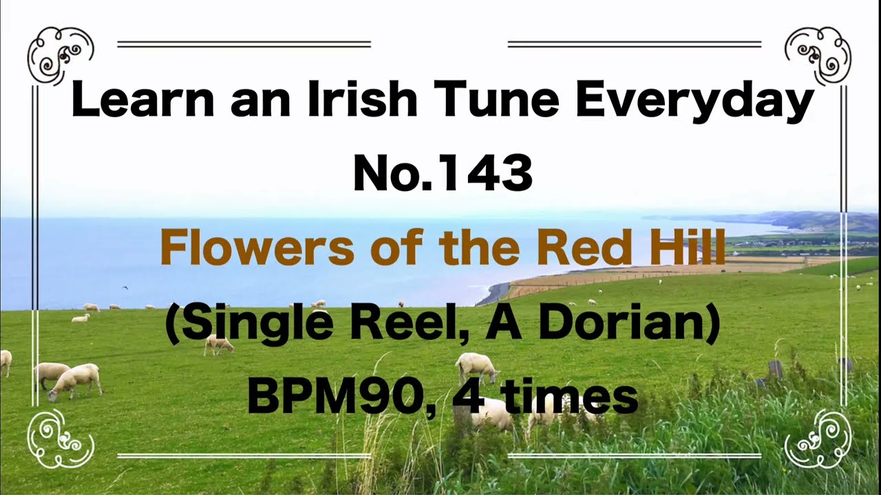 143 Flowers of the Red Hill (Single Reel, A Dorian)