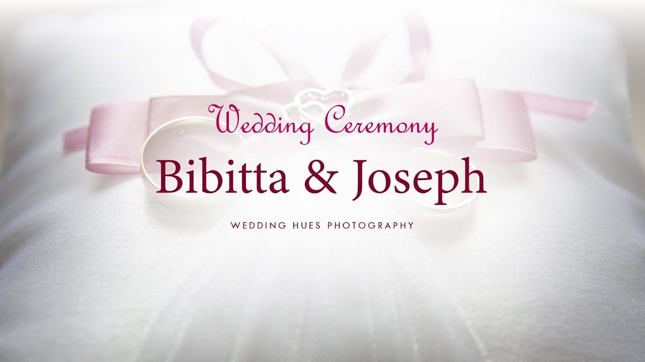 WEDDING CEREMONY I LIVE STREAMING I BIBITTA & JOSEPH I WEDDING HUES PHOTOGRAPHY