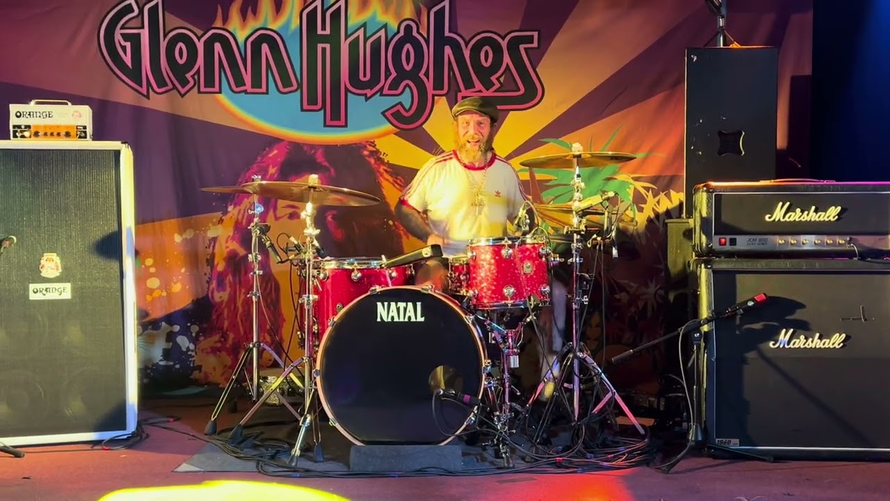 Glenn Hughes drummer Ash Sheehan solo at Token Lounge in Westland, MI USA - 2.9.24