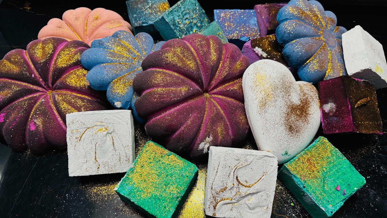 Variety Texture Satisfying ASMR Chalk Video | CC Soft Chalk 