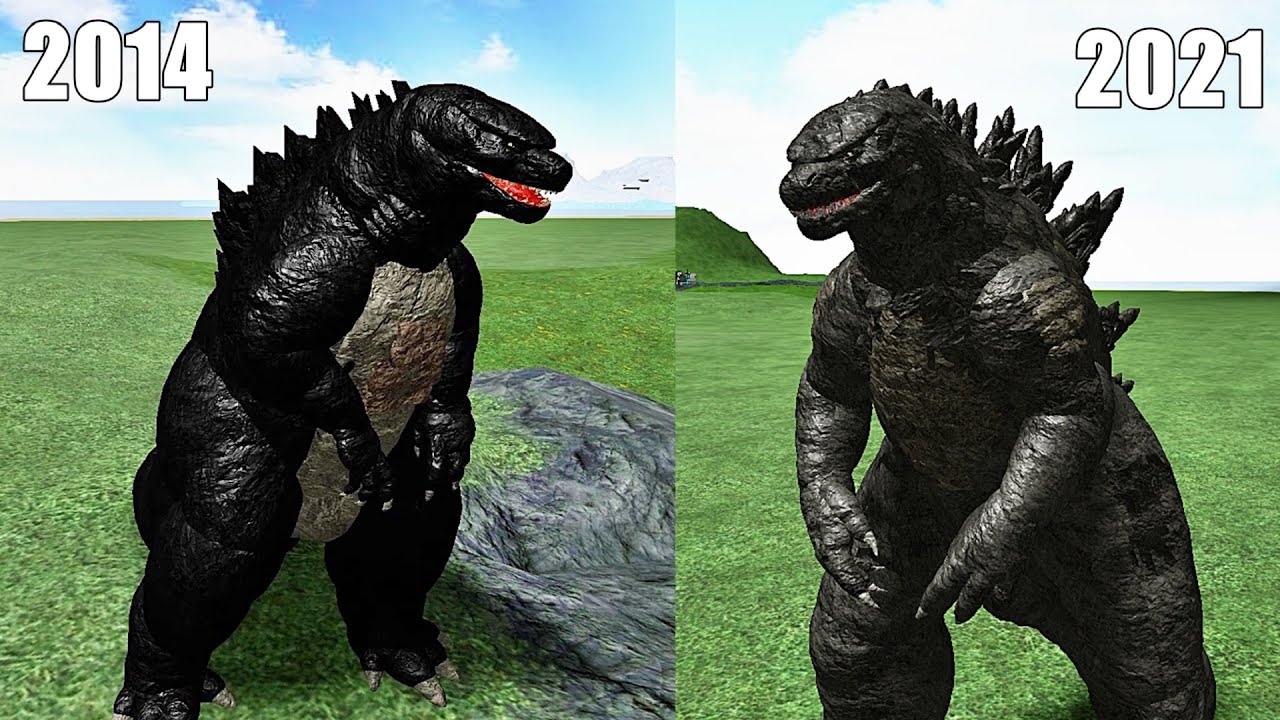 Evolution Of Titanus Godzilla 2014-2021 In Kaiju World