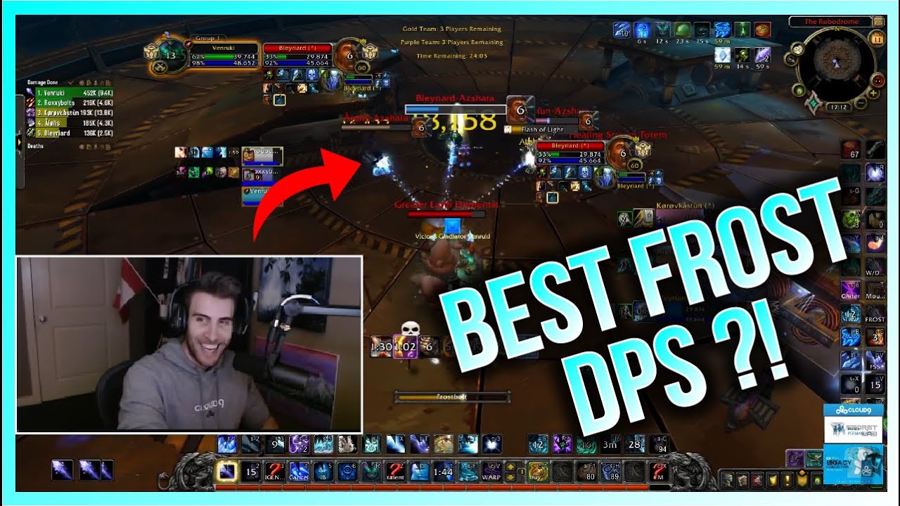 Crazy Frost Mage DPS In Arena | 9.1.5 WoW PvP Highlights #102