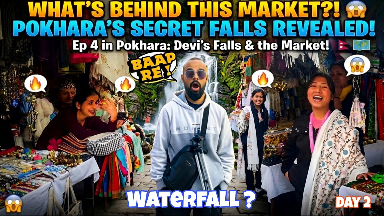 Wait.. I MISSED This Hidden Waterfall Here?! 😭🇳🇵 | Pokhara Day 2 (Devi’s Falls) | Ep 4