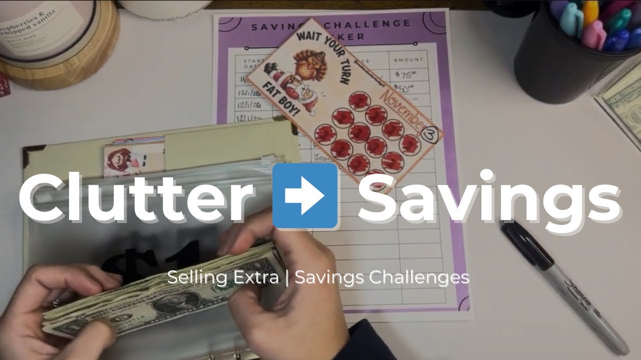 Turning Clutter Into Savings 💸 | Selling My Old Textbooks + Cash Stuffing💕