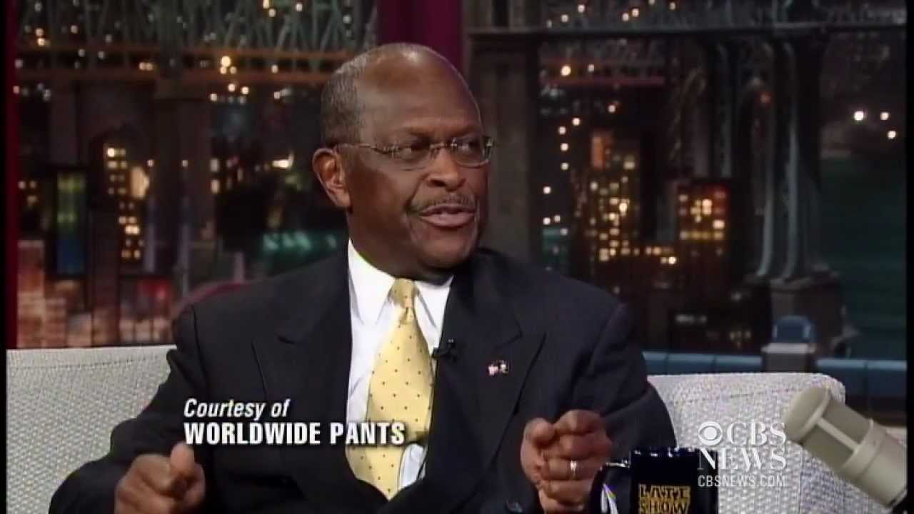 Herman Cain ribbed on Letterman's 