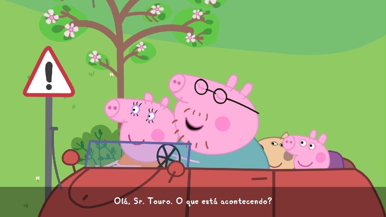 Jogando o JOGO DA PEPPA PIG pela primeira vez