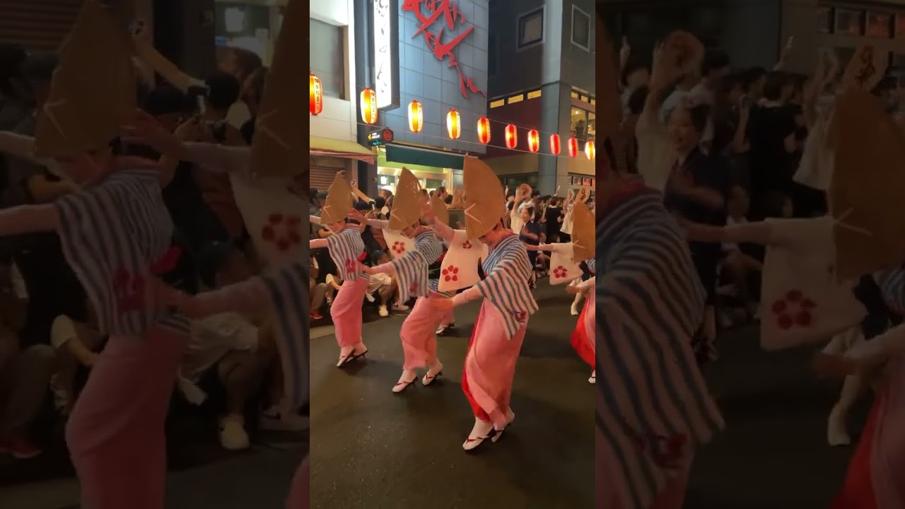 Bon Odori Festival back in Tokyo 🏮🤩 #kagurazaka #summer2023 #youtubeshorts #bonodori