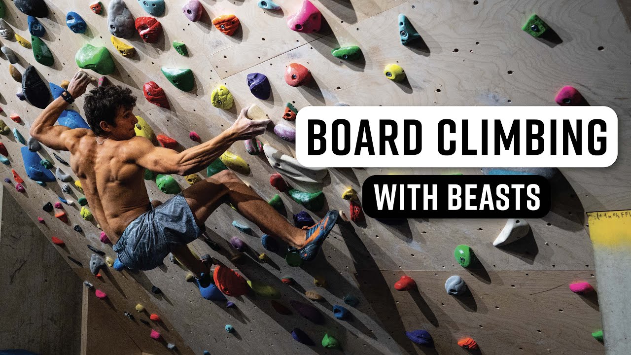 Board Climbing with Beasts • Setting and training with Aidan and Jim