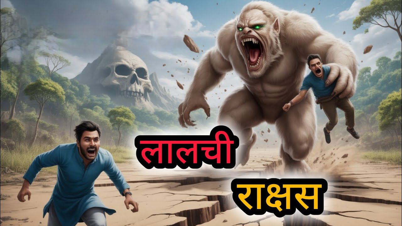 लालची राक्षस | Jungle Ki Moral Kahani | Crazy Desi Toons Stories