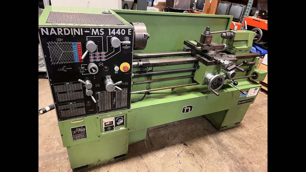 SOLD! Nardini MS 1440E Mascote Engine Lathe #5159