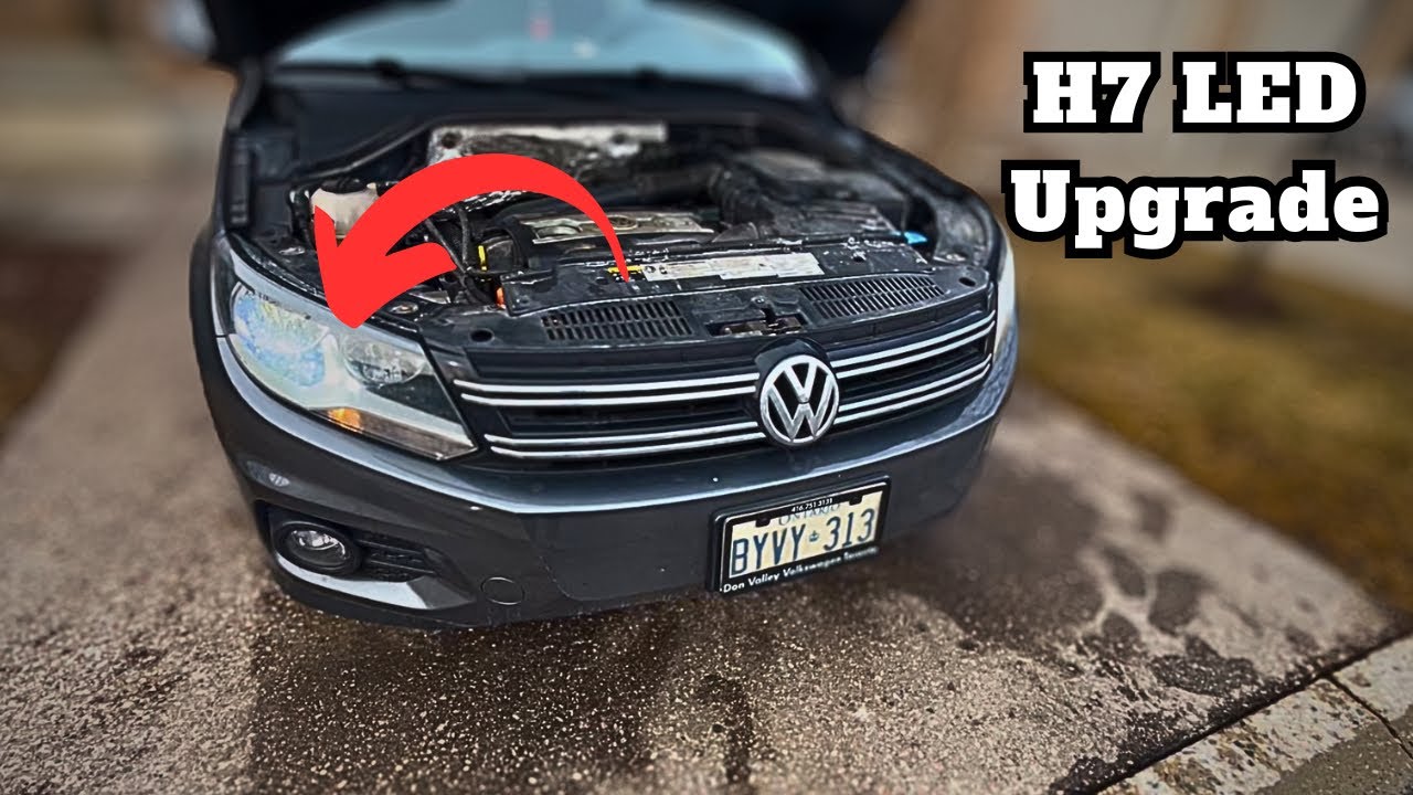 Volkswagen Tiguan LED Headlight Upgrade | Lasfit H7 Install & Review