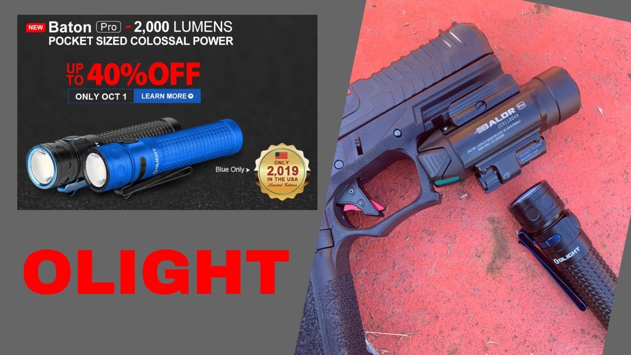 Olight  Flash Sale Baton and Baldr Pro Flashlight