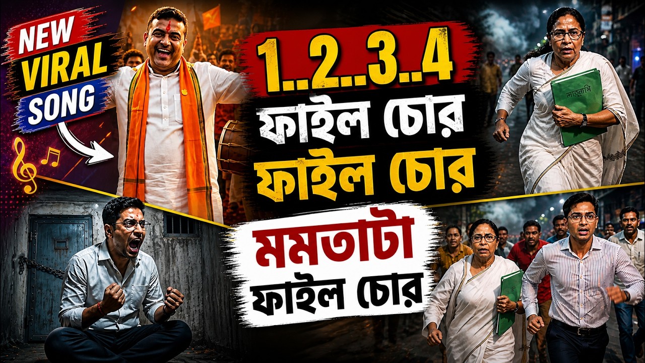 BJP New Dance Song: 'ফাইল চোর ফাইল চোর মমতাটা ফাইল চোর' বিজেপির নতুন ভাইরাল গান