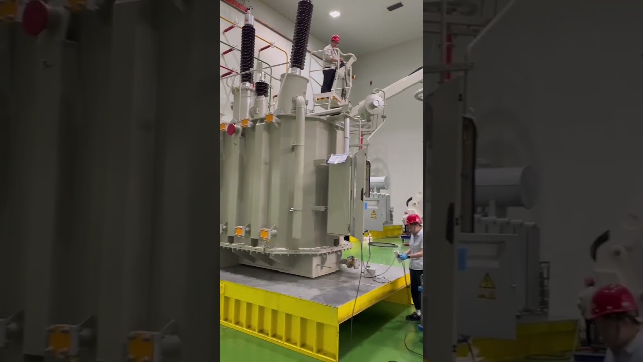 Power transformer factory routine test