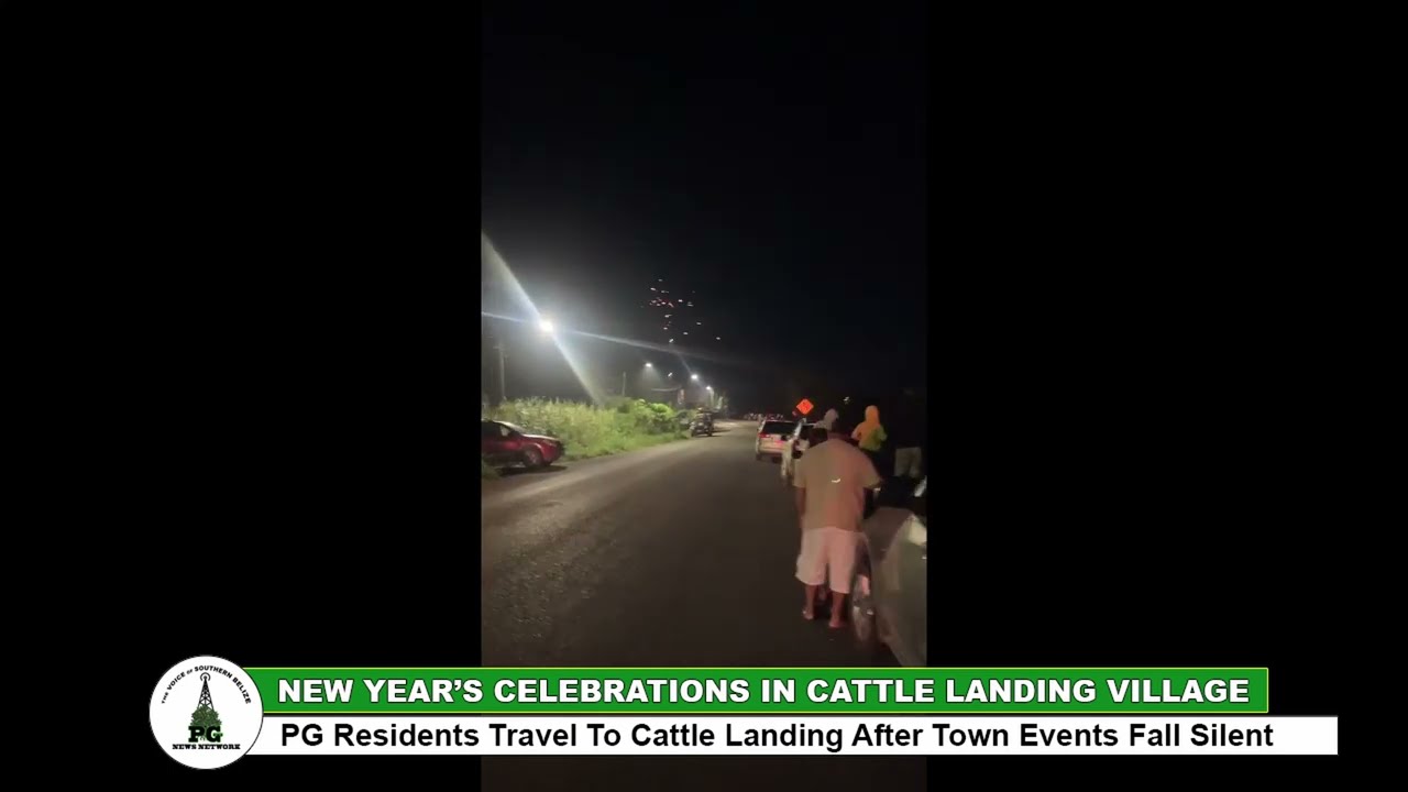 New Year's celebrations in Cattle Landing Village