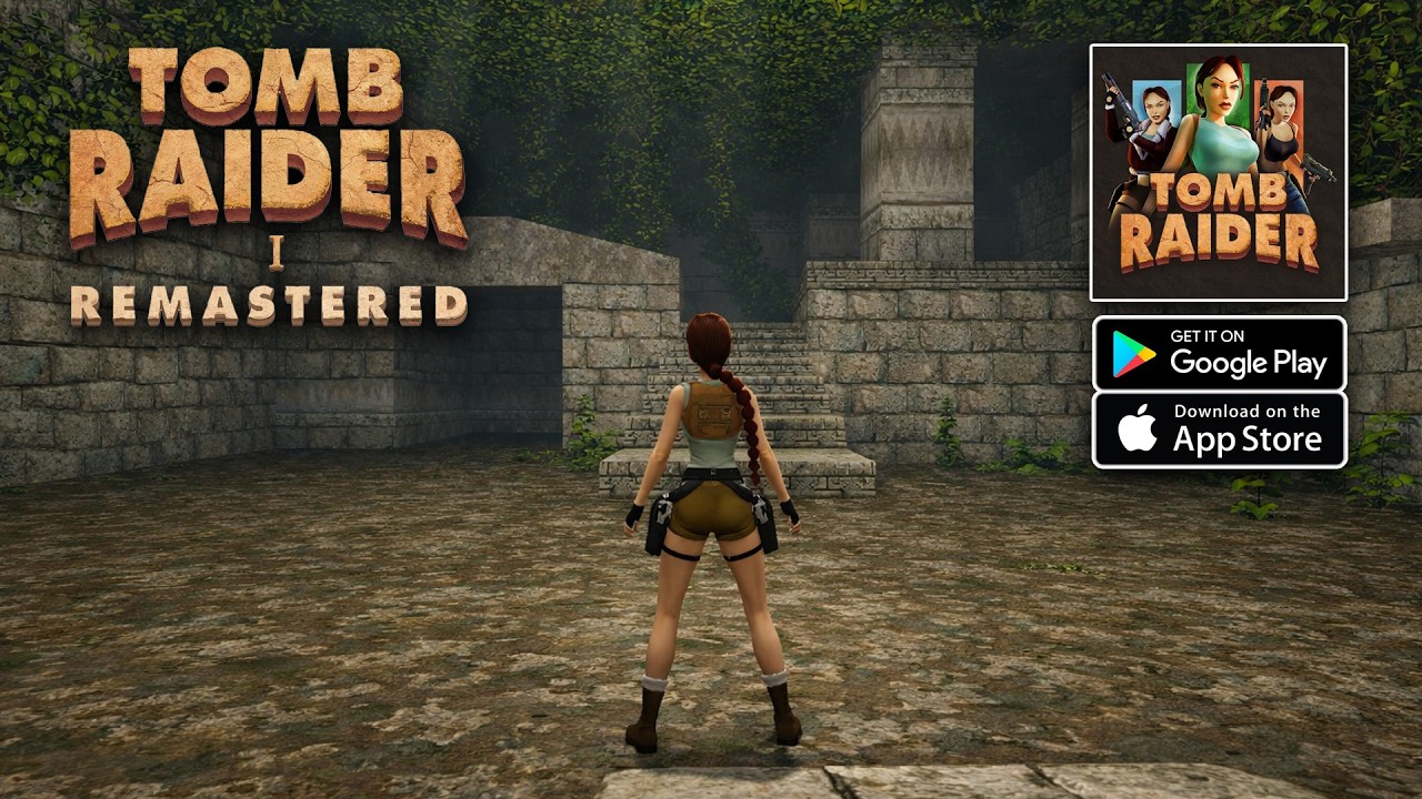 Tomb Raider 1 Remastered - Mobile Version Gameplay (Android/iOS)