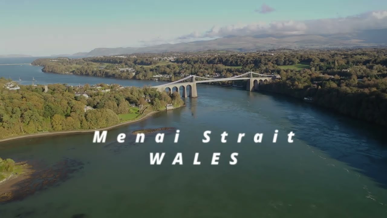 MENAI STRAIT The Swellies WALES  Great Britain I Golden Autumn Cinematic 4K