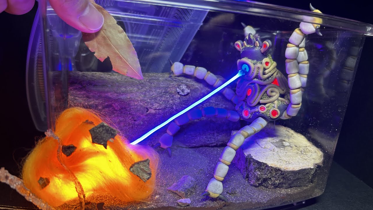 【DIY】ガーディアンを飼育してみた【ゼルダの伝説BotW】〜I made a palm-sized Guardian that appears in The Legend of Zelda〜