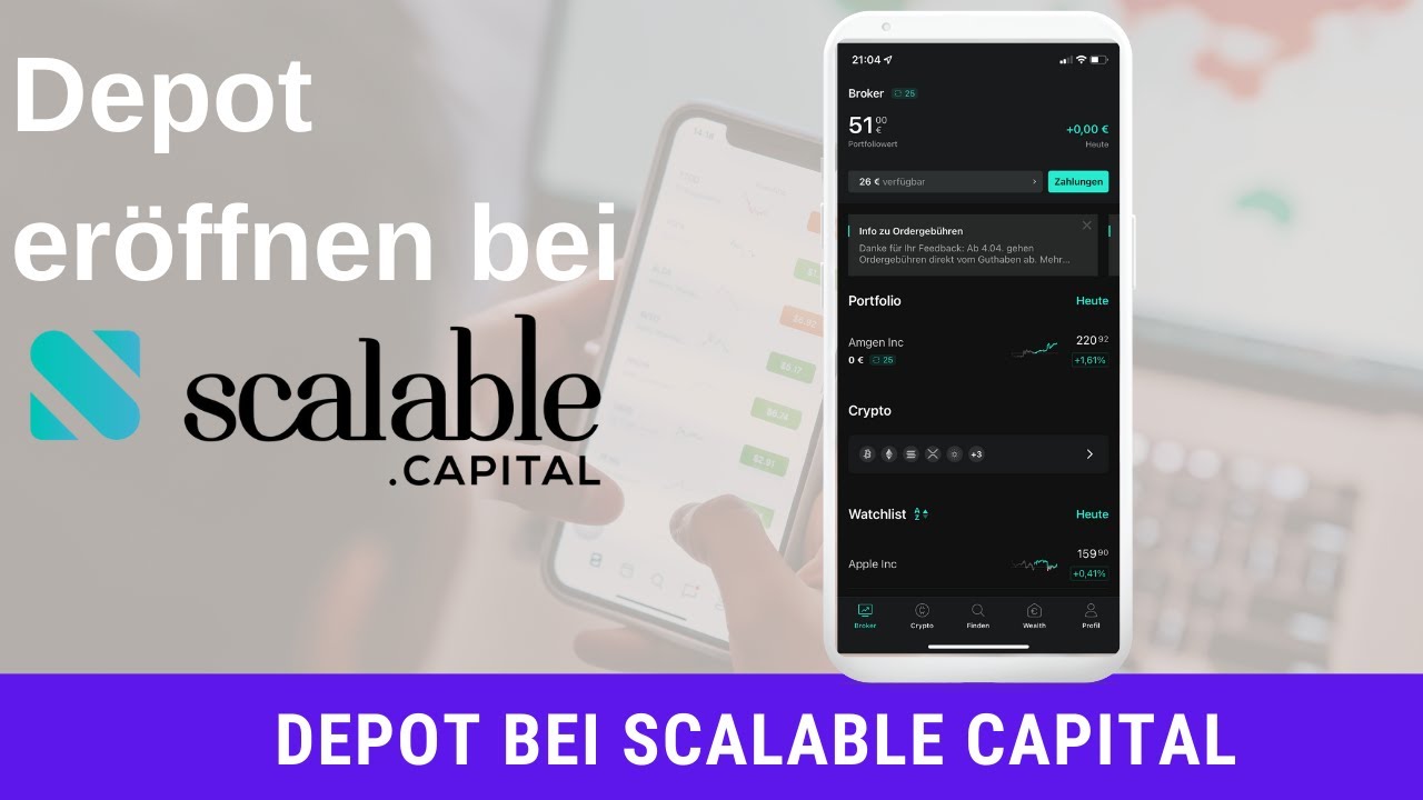 So eröffnest du dein Depot bei Scalable Capital
