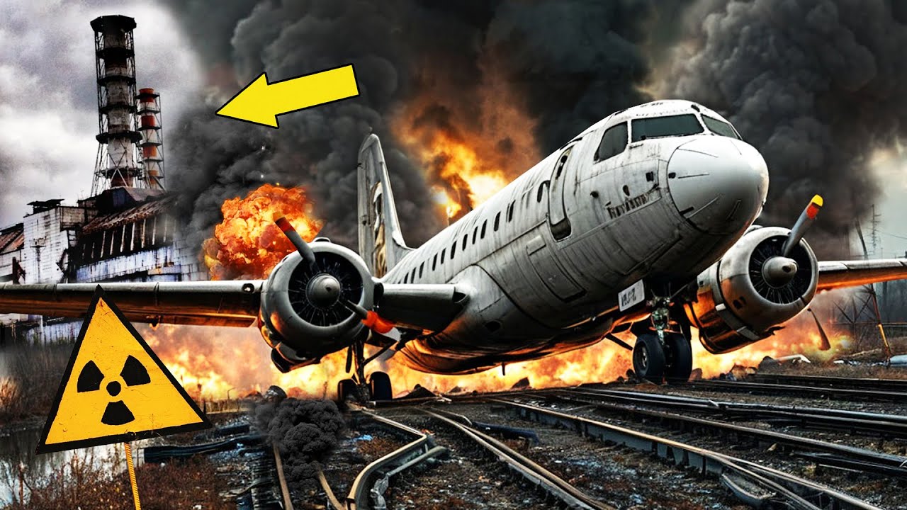 Aftermath Shocking Plane CRASH after Chernobyl Explosion in GTA5