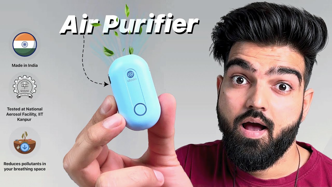 Personal Air Purifier | Atovio Pebble Review | IIT Kanpur Certified Air Purifier