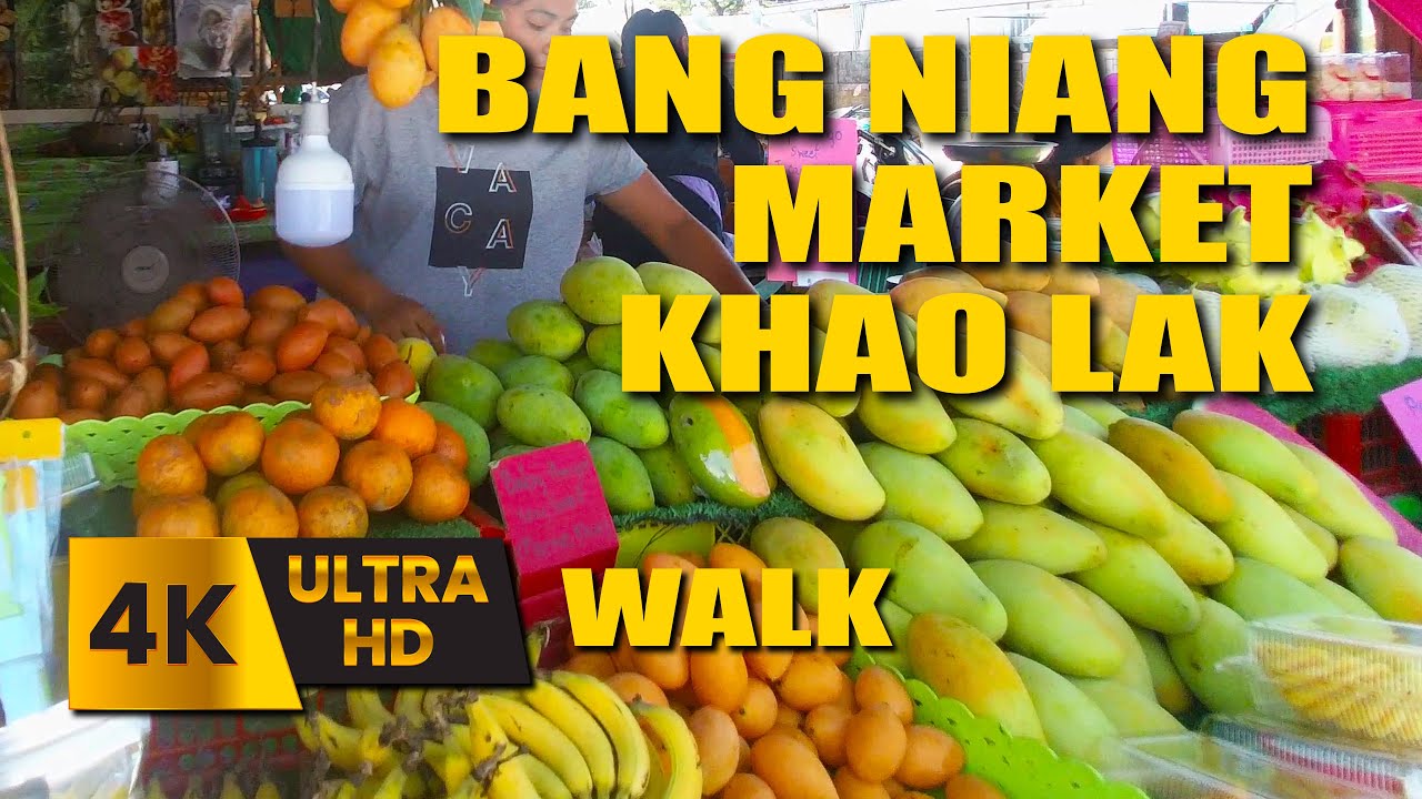 Bang Niang Market in Khao Lak #walk #khaolak #thailand