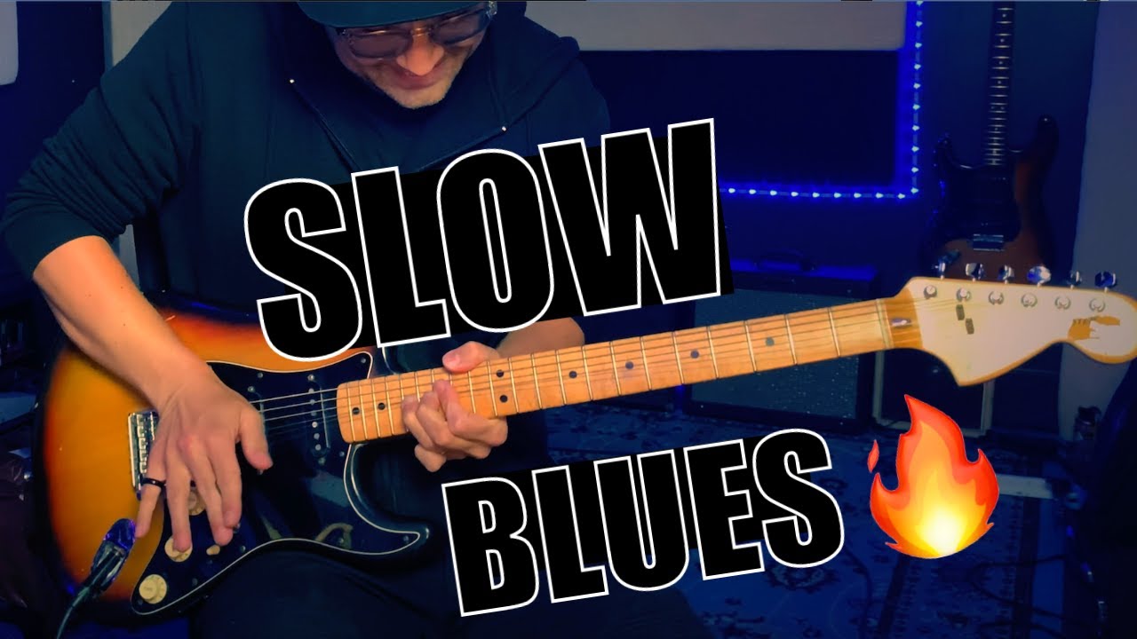 Slow Blues Jam | Sexy Guitar Backing Track - F# Minor