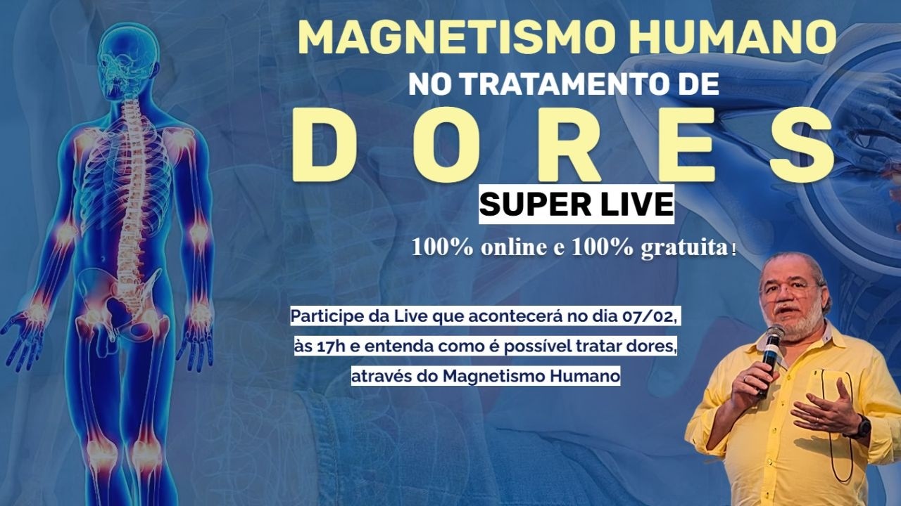 Resolvendo dores com o Magnetismo Humano, com Jacob Melo. 7fev2026