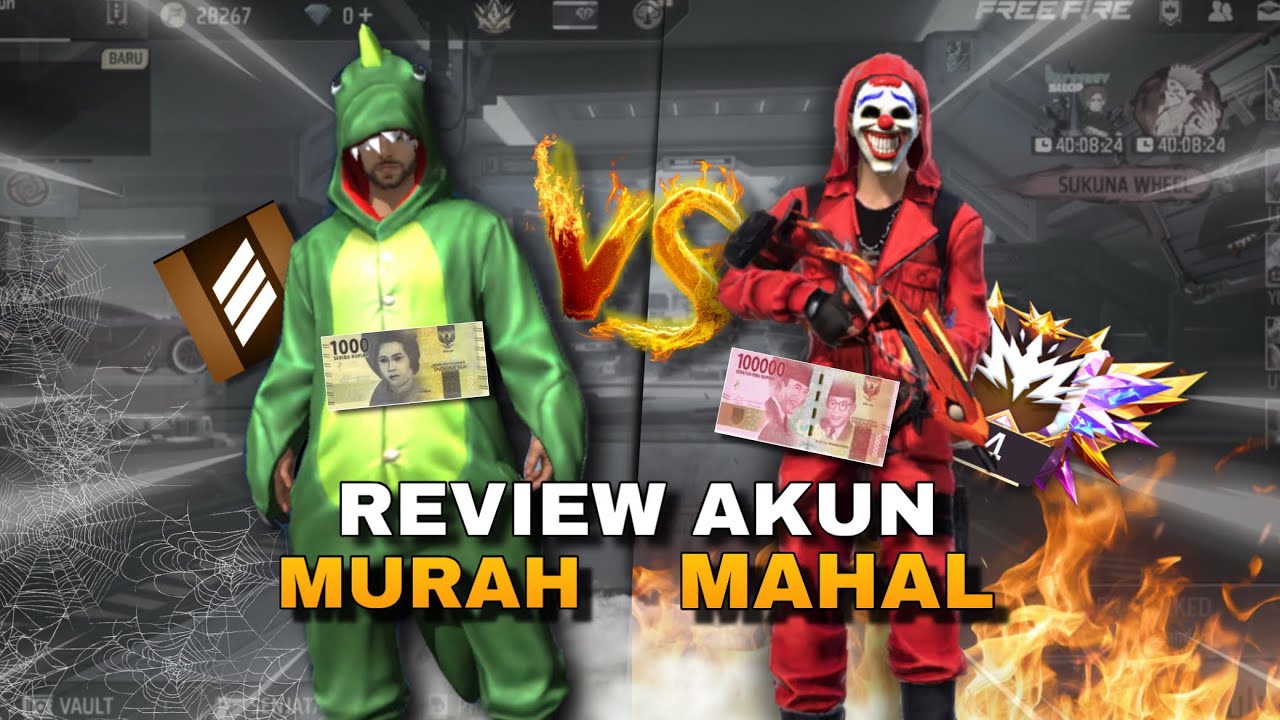 REVIEW AKUN EPEP HARGA Rp.1000,00 VS Rp.100.000,00 !!! 100X LEBIH MAHAL 😮