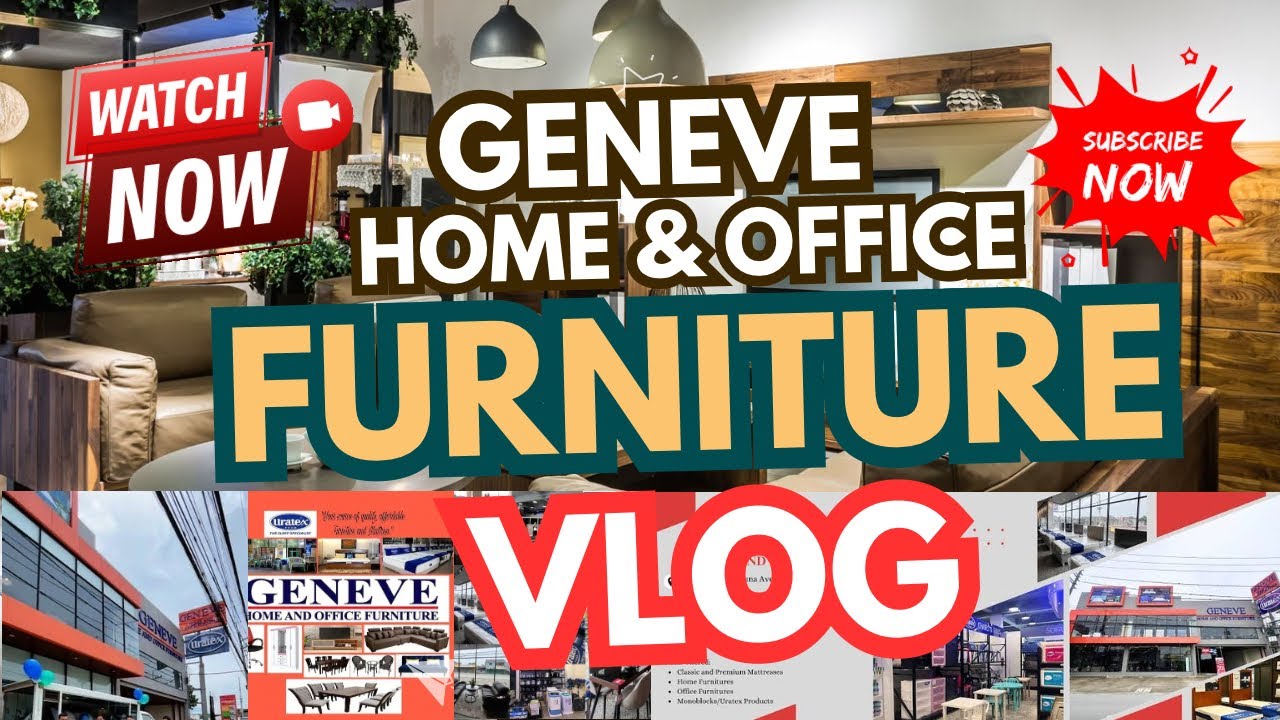 Furniture Shopping at Geneve | Home Office + Home Furniture Tour