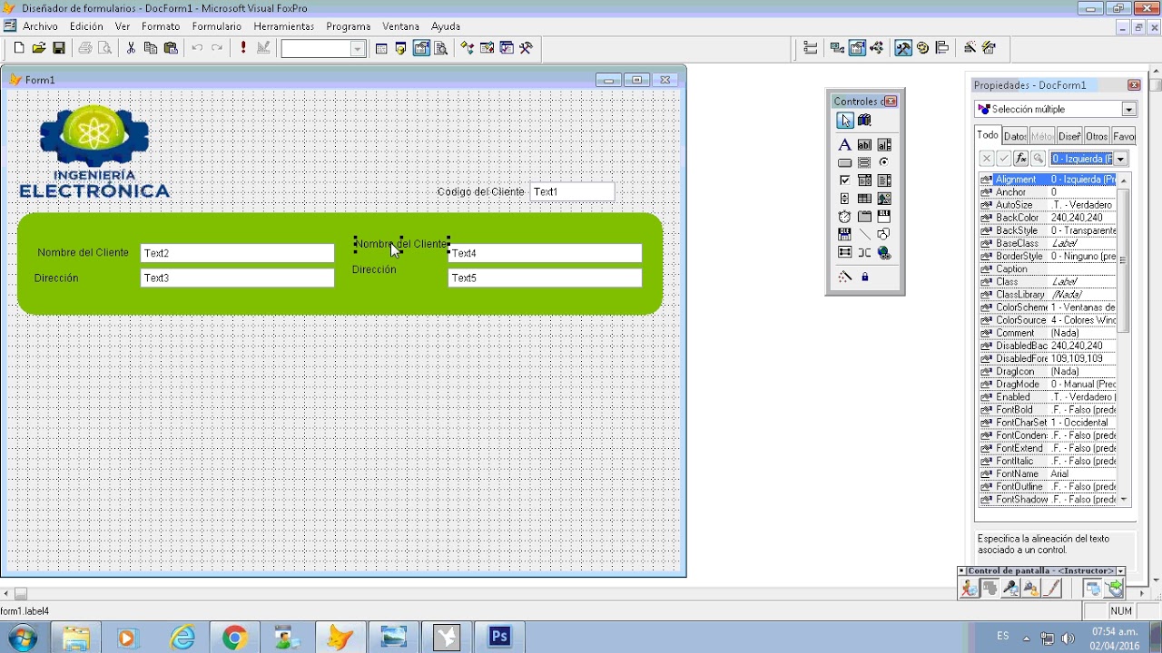 Creación de factura en Visual Fox Pro