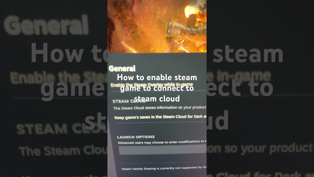 How to enable steam game to connect to steam cloud
