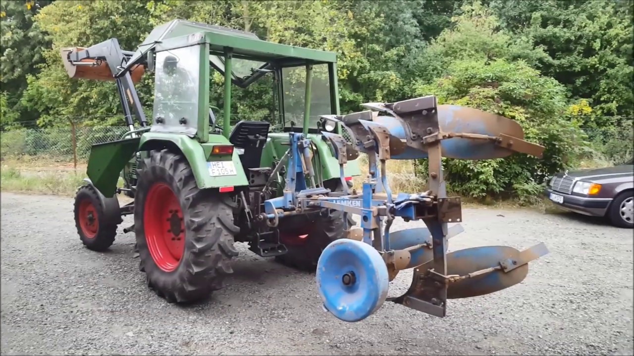 Fendt Farmer 105 S -- Einstellung Pflug (Basics), Hydraulik (Tricks),  Vorbereitung f&uuml;r W&ouml;ltingerode