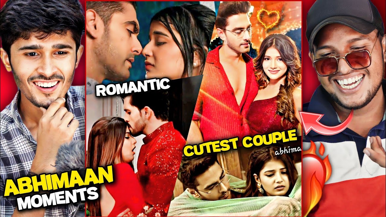 AbhiMan Abhira Cutest And Funniest Moments Reaction  Part 5😂❤️ | #abhimaan #yrkkh | V2funreacts
