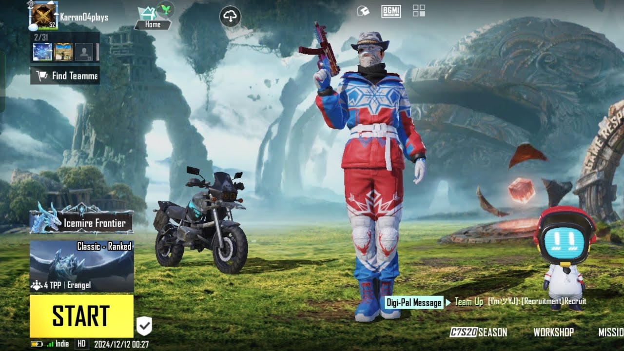 IMPROVING SKILLS IN BGMI | NOOB PLAYING BGMI | BATTLEGROUND MOBILE INDIA