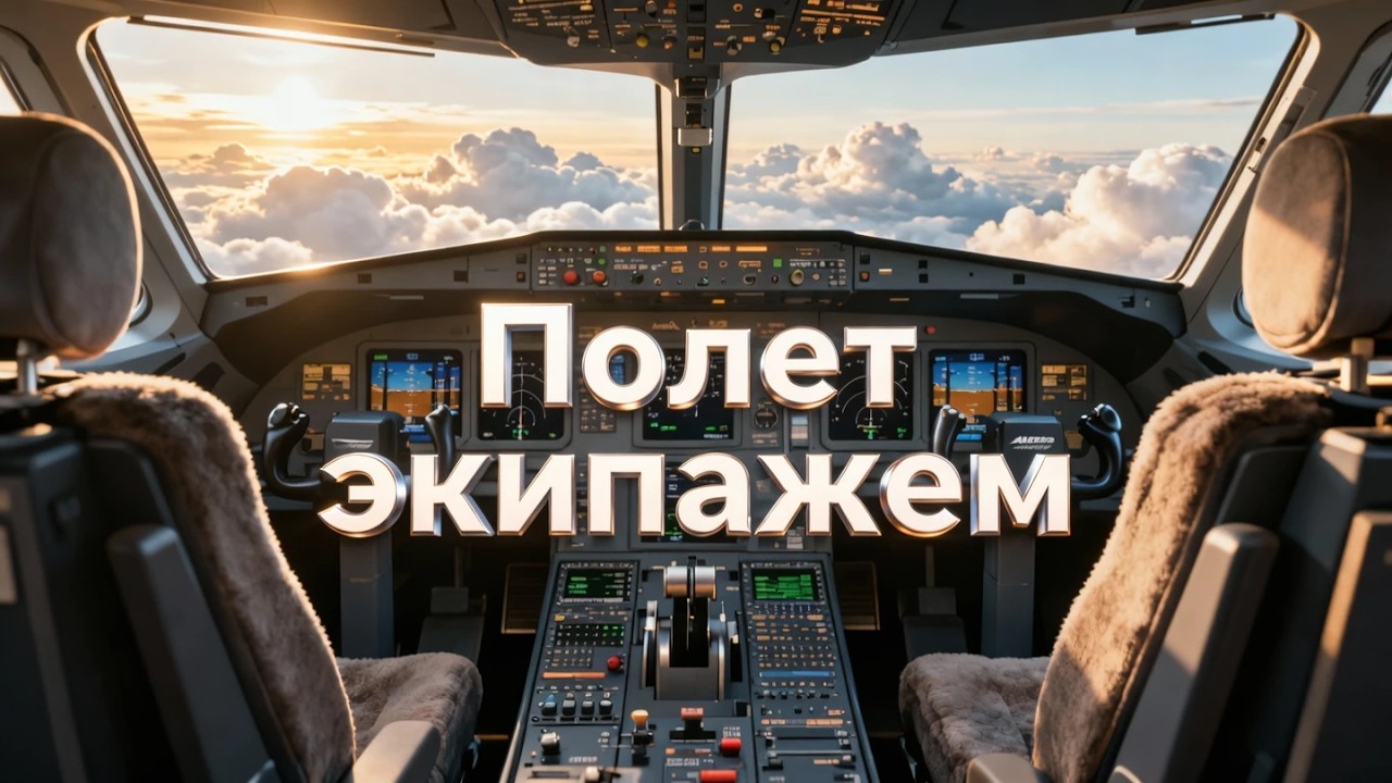 X-Plane 12 Полет экипажем на Toliss Airbus A320 в Питер.