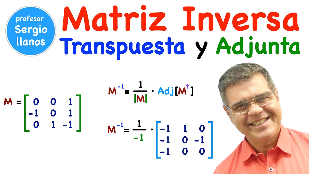 Matriz Inversa, Traspuesta y Adjunta