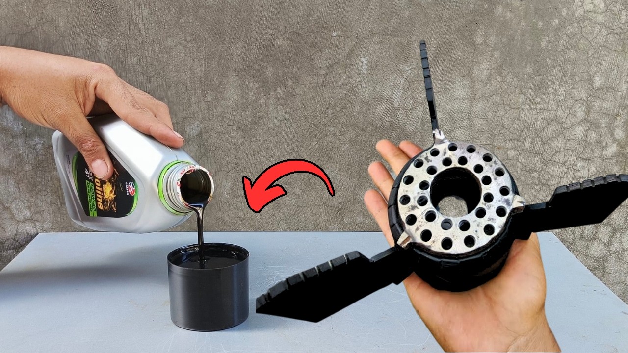 How to make Powerful mini waste oil Burner