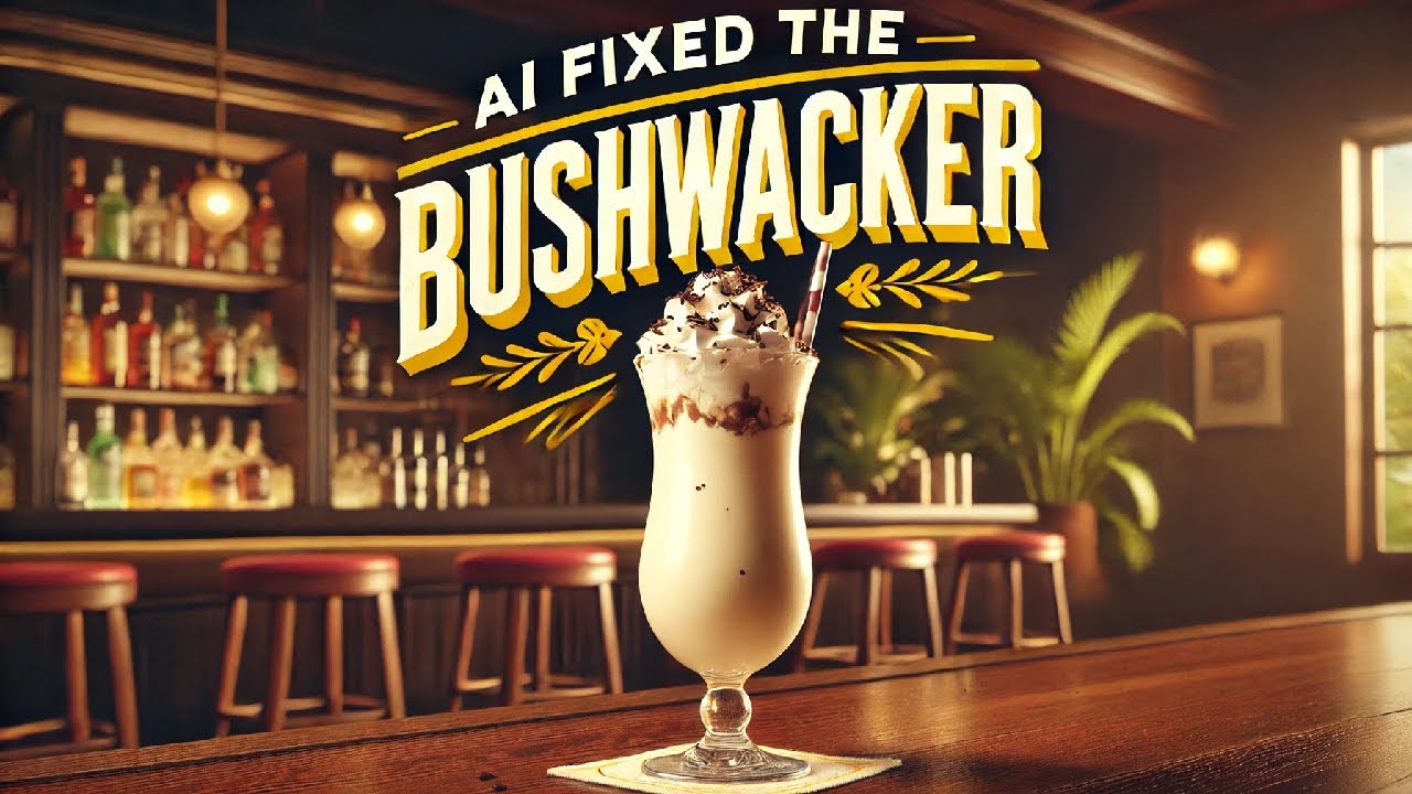AI Upgrades the Bushwacker Cocktail | Frozen Boozy Milkshake Perfected