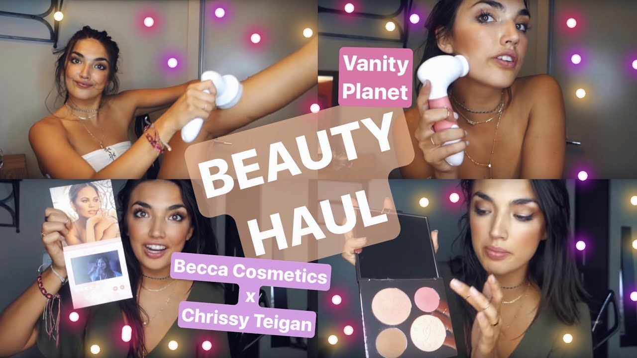 MINI BEAUTY HAUL - BECCA COSMETICS AND VANITY PLANET || HAILEE KEANNA