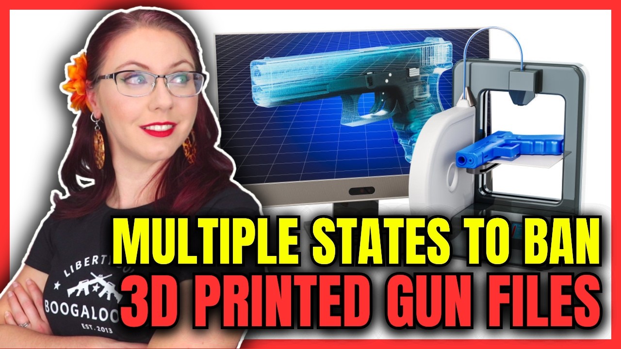 Multiple States to Ban 3D Printed Gun Files and Parts