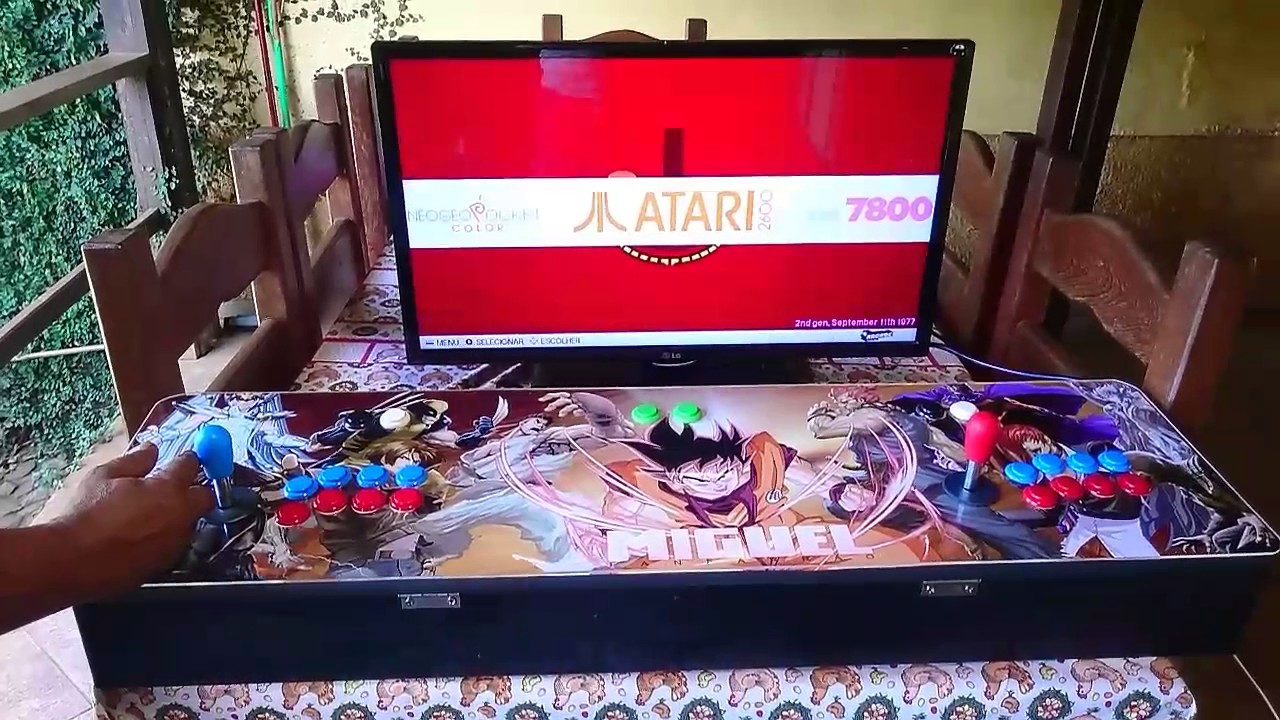 Arcade Fliperama port&aacute;til personalizado, o presente perfeito