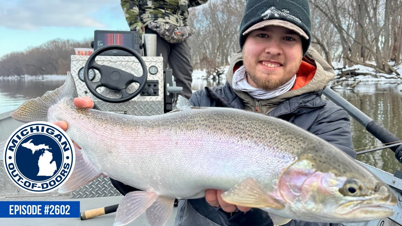 Steelhead Fishing, Ice Fishing, Sturgeon in the Classroom; Michigan Out of Doors TV #2602