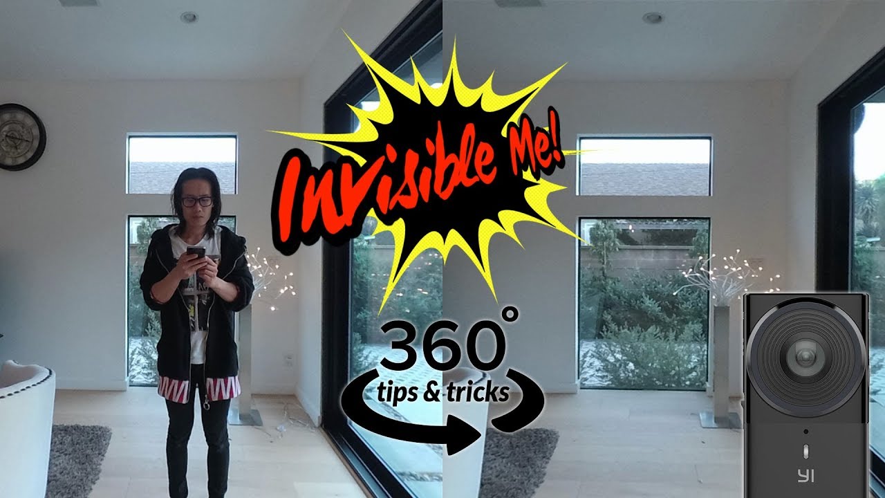 Yi 360 VR new feature: remove yourself and people from 360° photo automatically in Android phone.