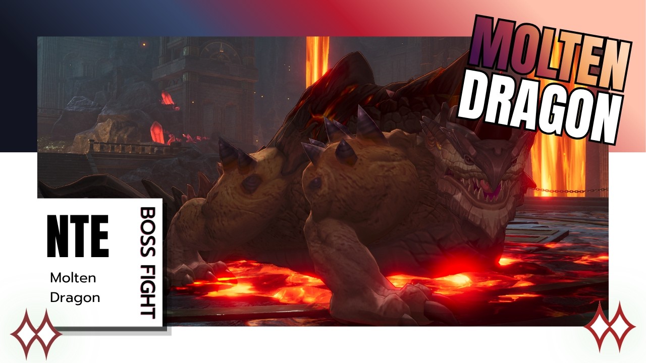 Fighting the Molten Dragon Boss in NTE! (Tower of Fantasy Magma Reskin?) | NevernesstoEverness