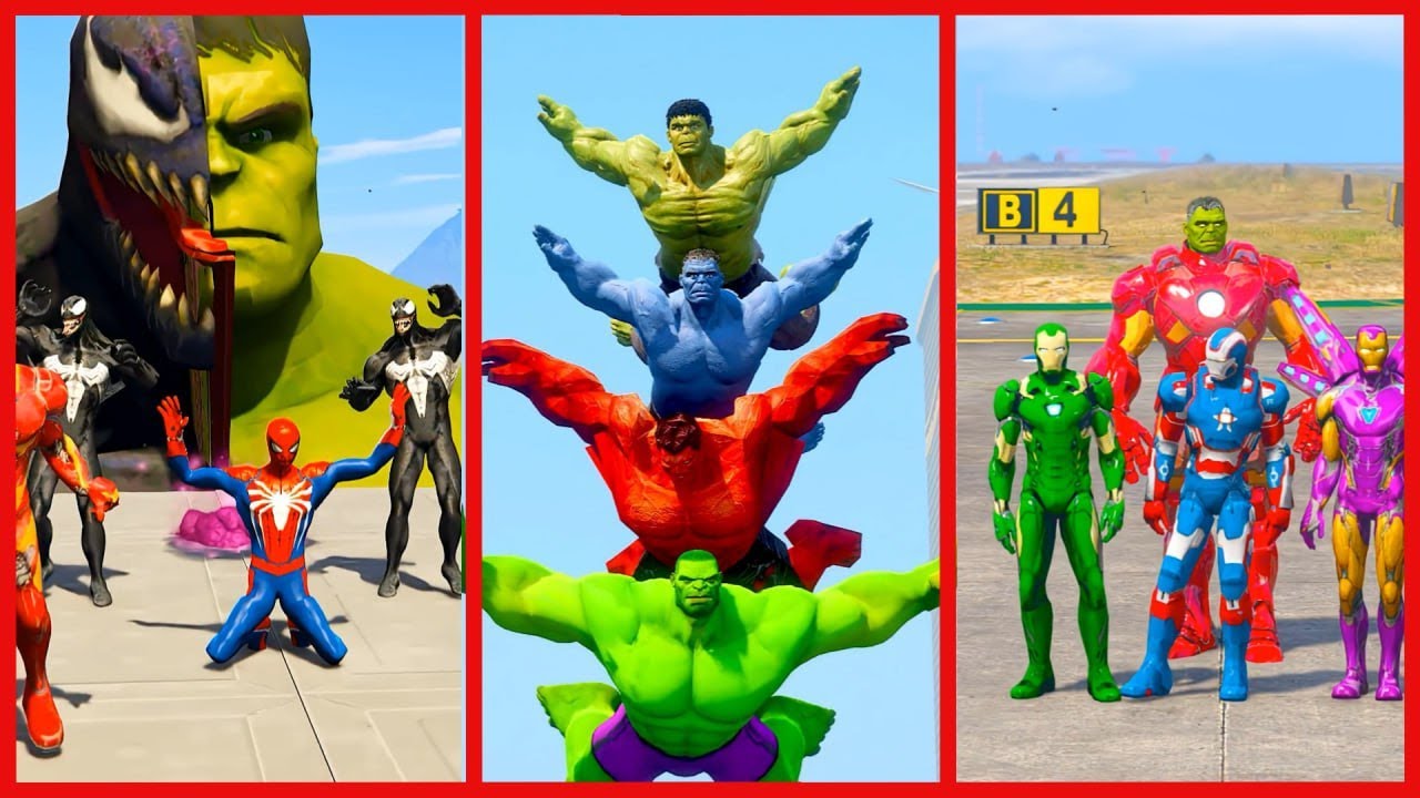 SPIDERMAN VS TUNG TUNG SAHUR🆚 HULK SAVED SPIDERMAN FROM VENOM ZOMBIE & IRON ZOMBIE🆚 HULK BROTHER'S