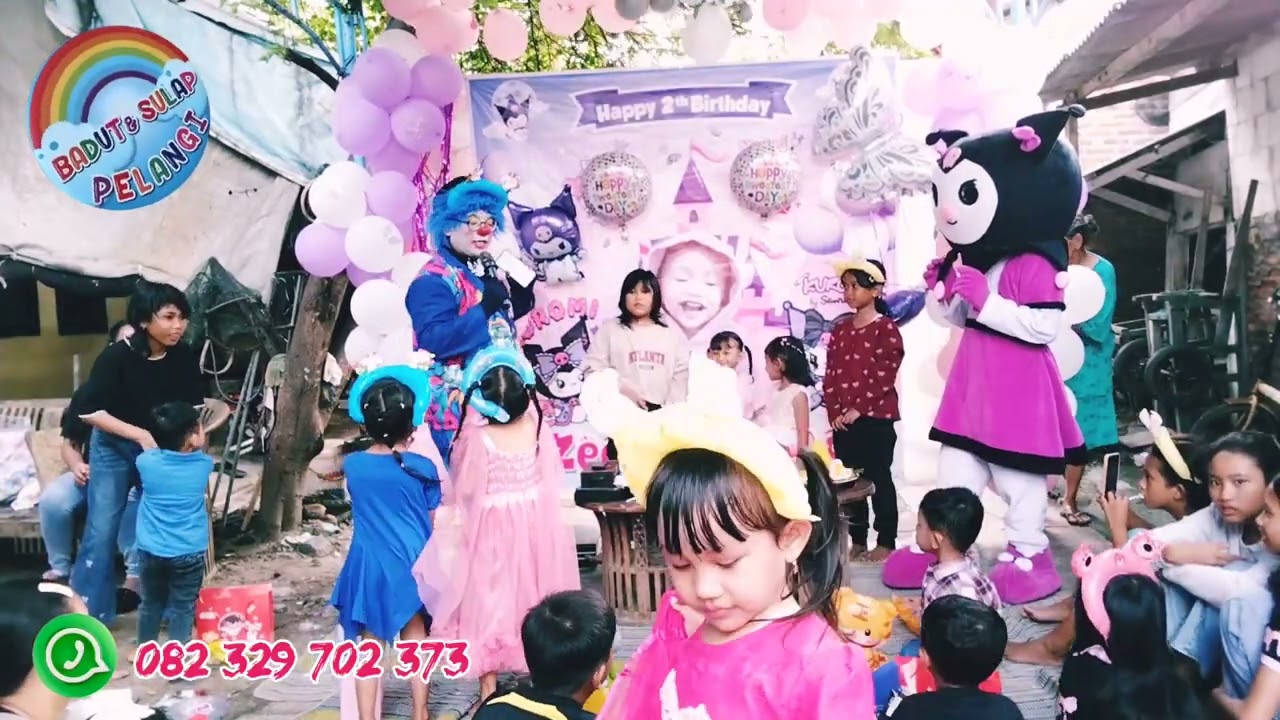 Om Badut Sanggar Pelangi 🌈http://wa.me/6282329702373#badut #viral #semuaorang