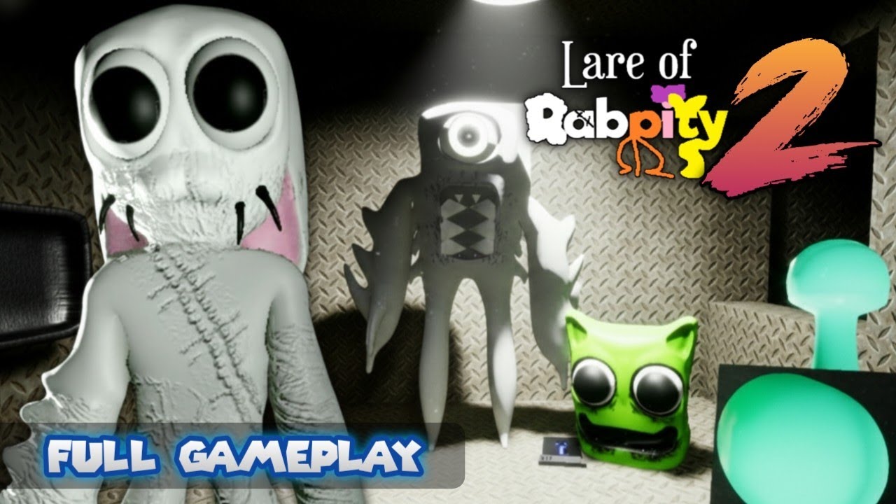LARE OF RABBITY 2 - FULL GAMEPLAY + ALL JUMPSCARES (New Banban Fangame)