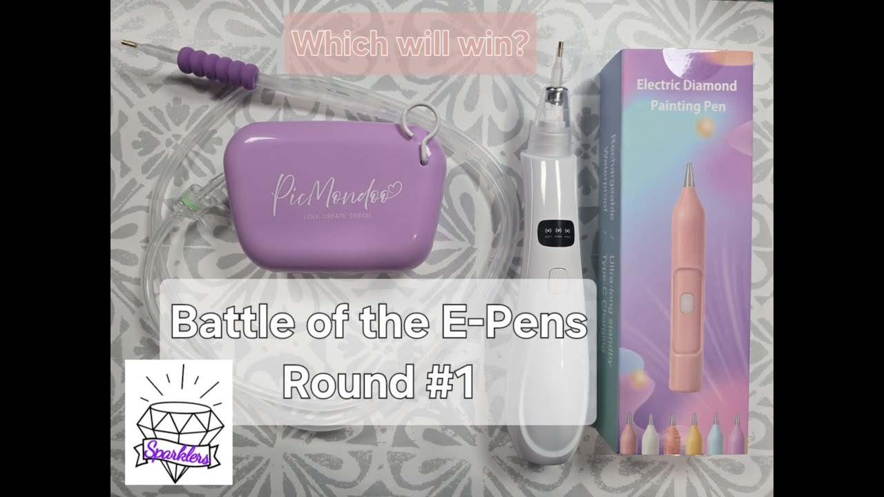 E-Painters: Picmondoo, MAMACHU, and Briyews wireless, electric diamond painting pen reviews!